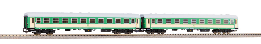 PIKO 58395 - H0 2-tlg. Personenwagen-Set 111A der PKP; Ep. V